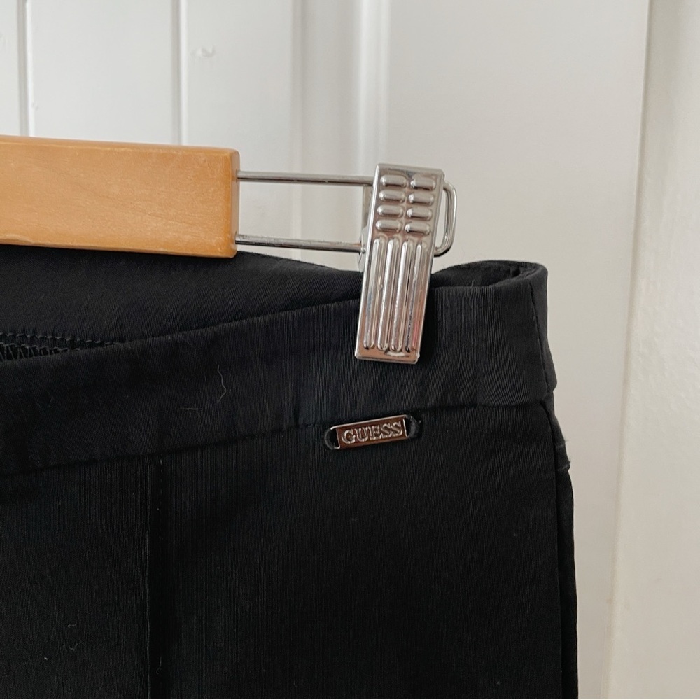 Vintage Guess Denim Authentic Stretch Black Bootcut Dress Pants size 30 Flare - Picture 3 of 6